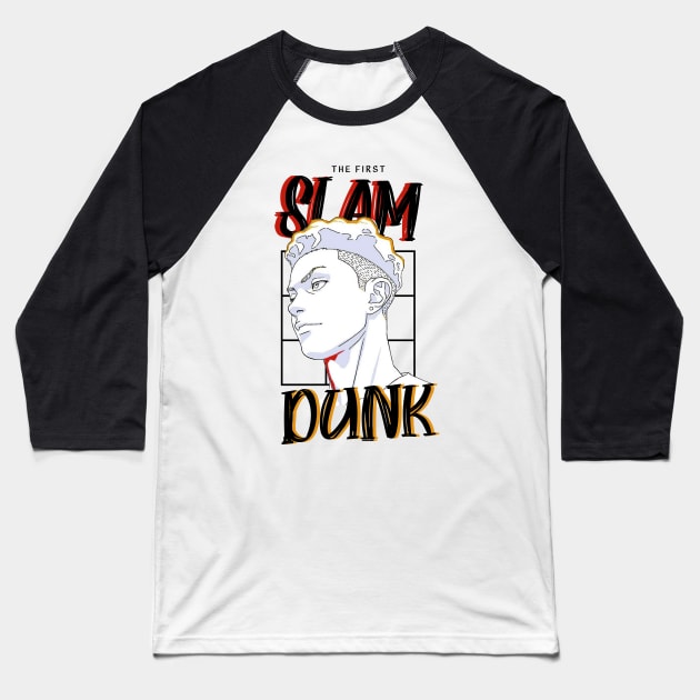 RYOTA MIYAGI - the first slam dunk Baseball T-Shirt by Claessens_art